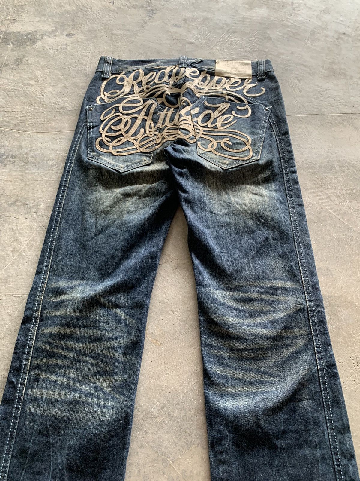 If Six Was Nine Y2K RED PEPPER rusty style rhinestone embroidery design Size US 32 / EU 48 - 16 Thumbnail