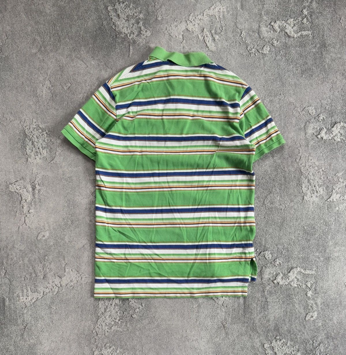 Polo Ralph Lauren × Ralph Lauren × Vintage Polo Ralph Lauren M striped polo button up T-shirt tee RL Size US M / EU 48-50 / 2 - 12 Thumbnail