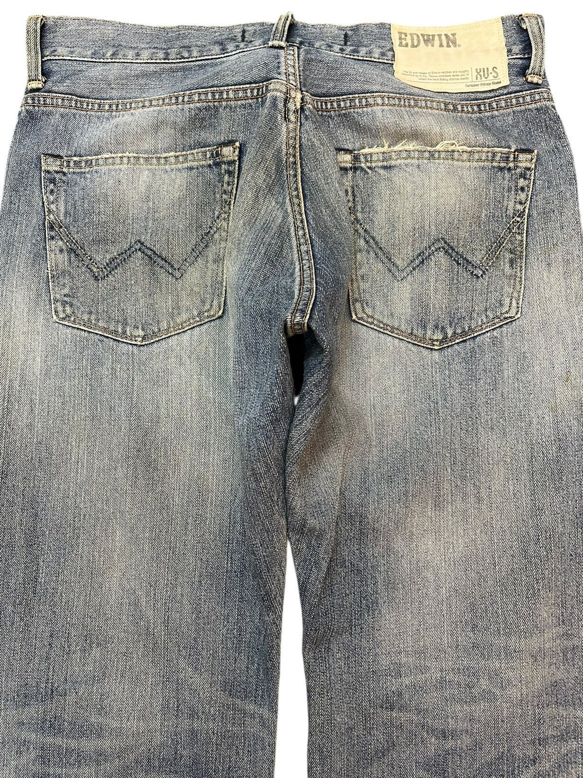 Edwin × Japanese Brand Vintage Edwin XV-S Baggy Distressed Denim Size US 32 / EU 48 - 6 Thumbnail