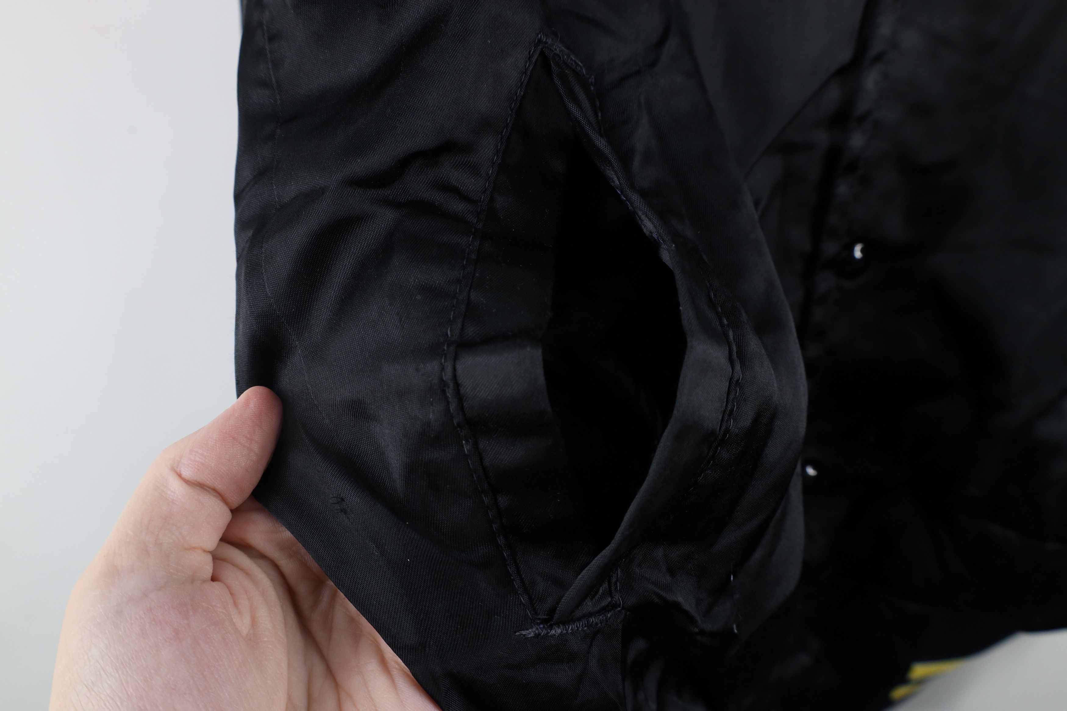 Vintage Vintage 80s Streetwear Lined Satin Bomber Jacket Black USA Size US XL / EU 56 / 4 - 9 Thumbnail
