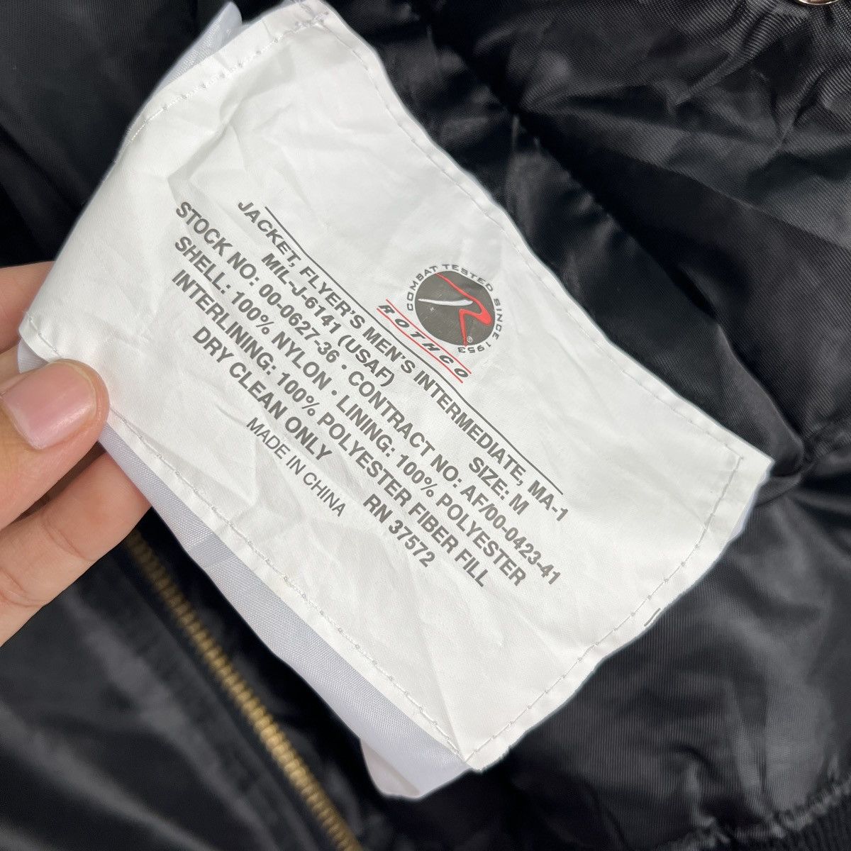 Japanese Brand × Rothco 🔥 RIOT RIOT ROTHCO REVERSIBLE BOMBER JACKET Size US M / EU 48-50 / 2 - 18 Thumbnail