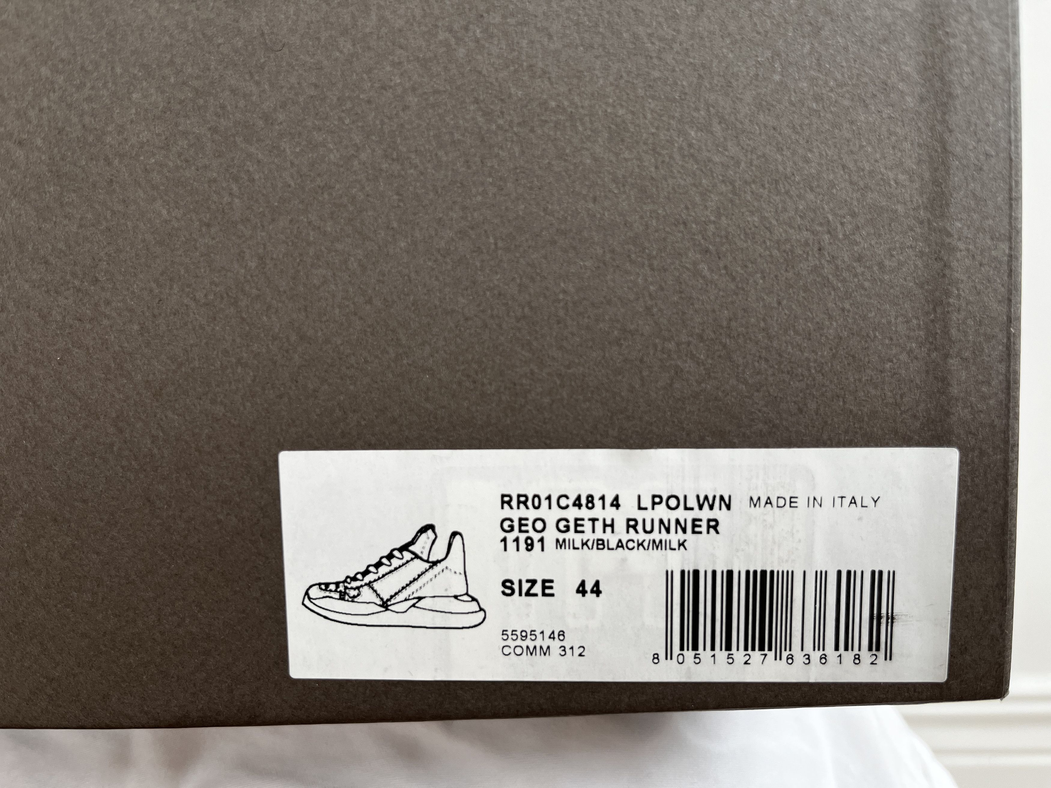 Rick Owens Geo Geth Runner Size US 11 / EU 44 - 9 Thumbnail