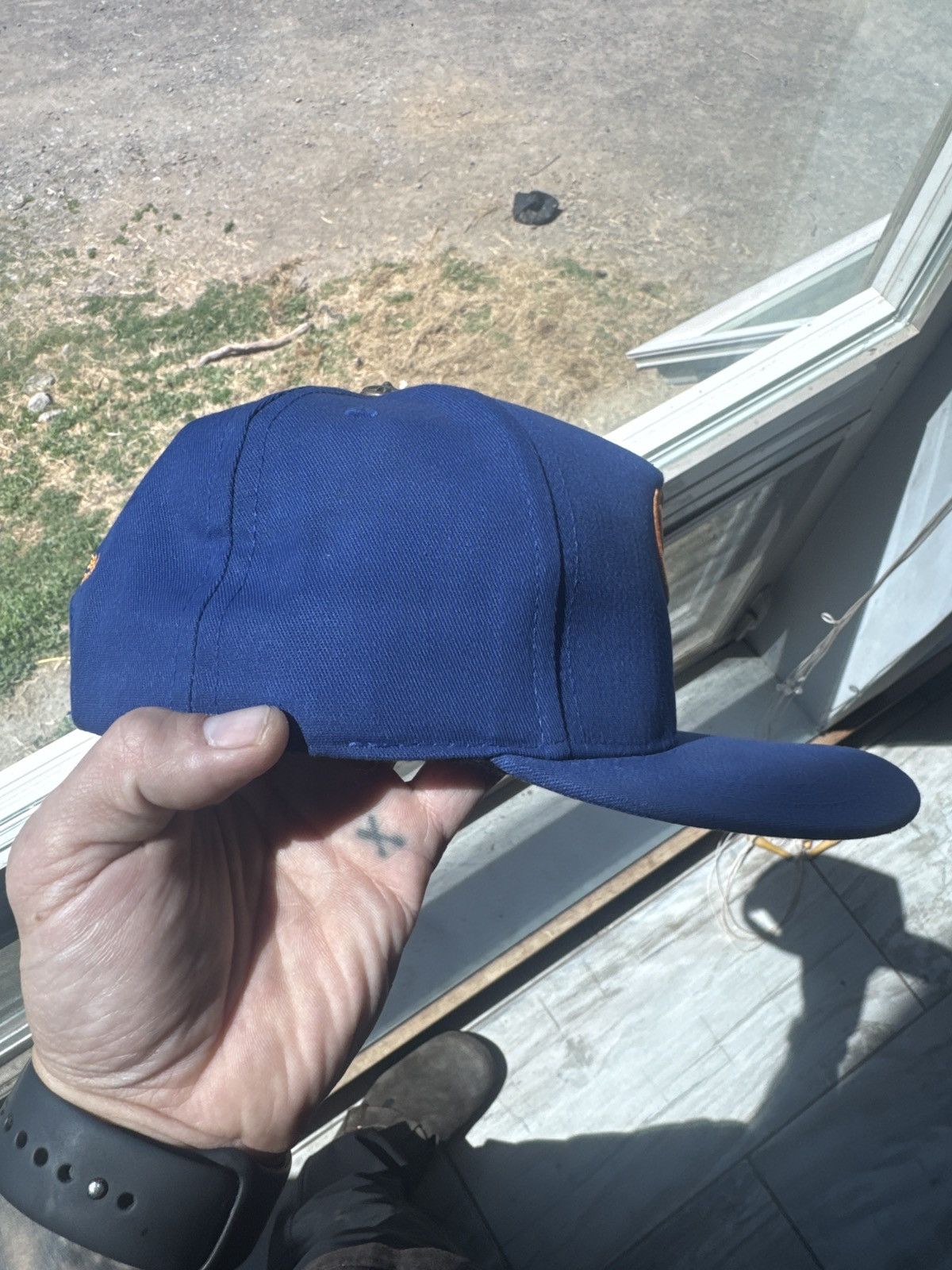 Chrome Hearts Chrome Hearts Baseball Hat Blue/ Orange Size ONE SIZE - 4 Thumbnail