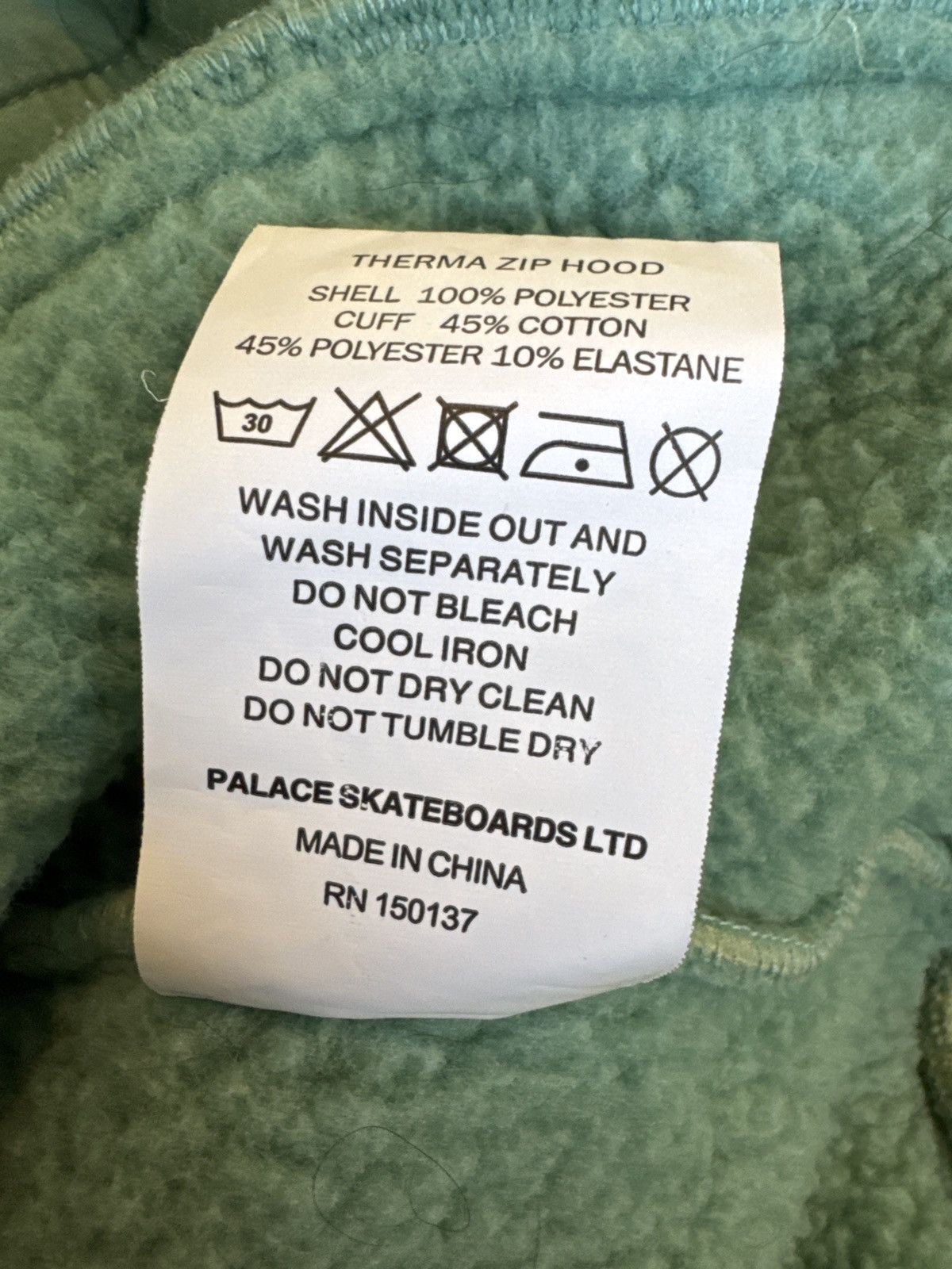 Palace Fleece hoodie Size US XL / EU 56 / 4 - 4 Thumbnail