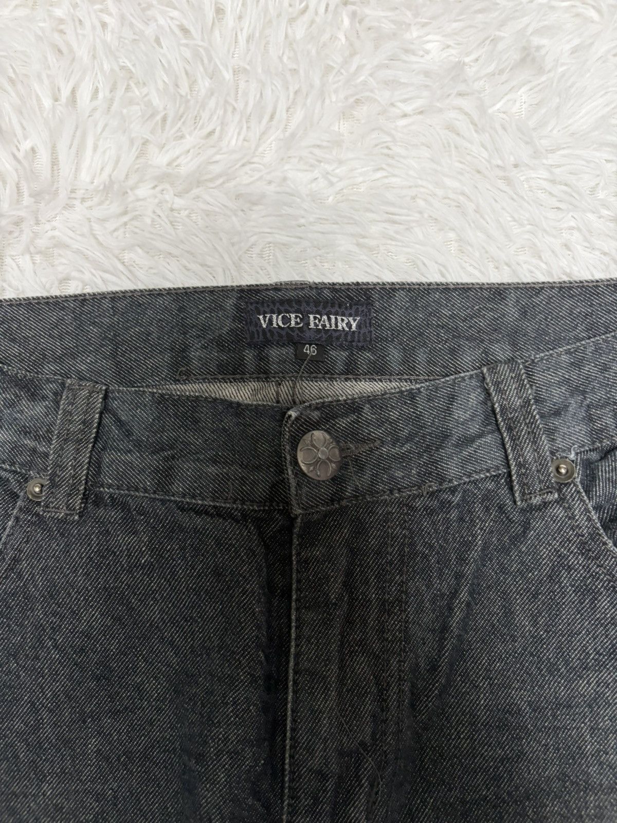 If Six Was Nine Rare Vice Fairy wide flared jeans Size US 35 - 3 Thumbnail