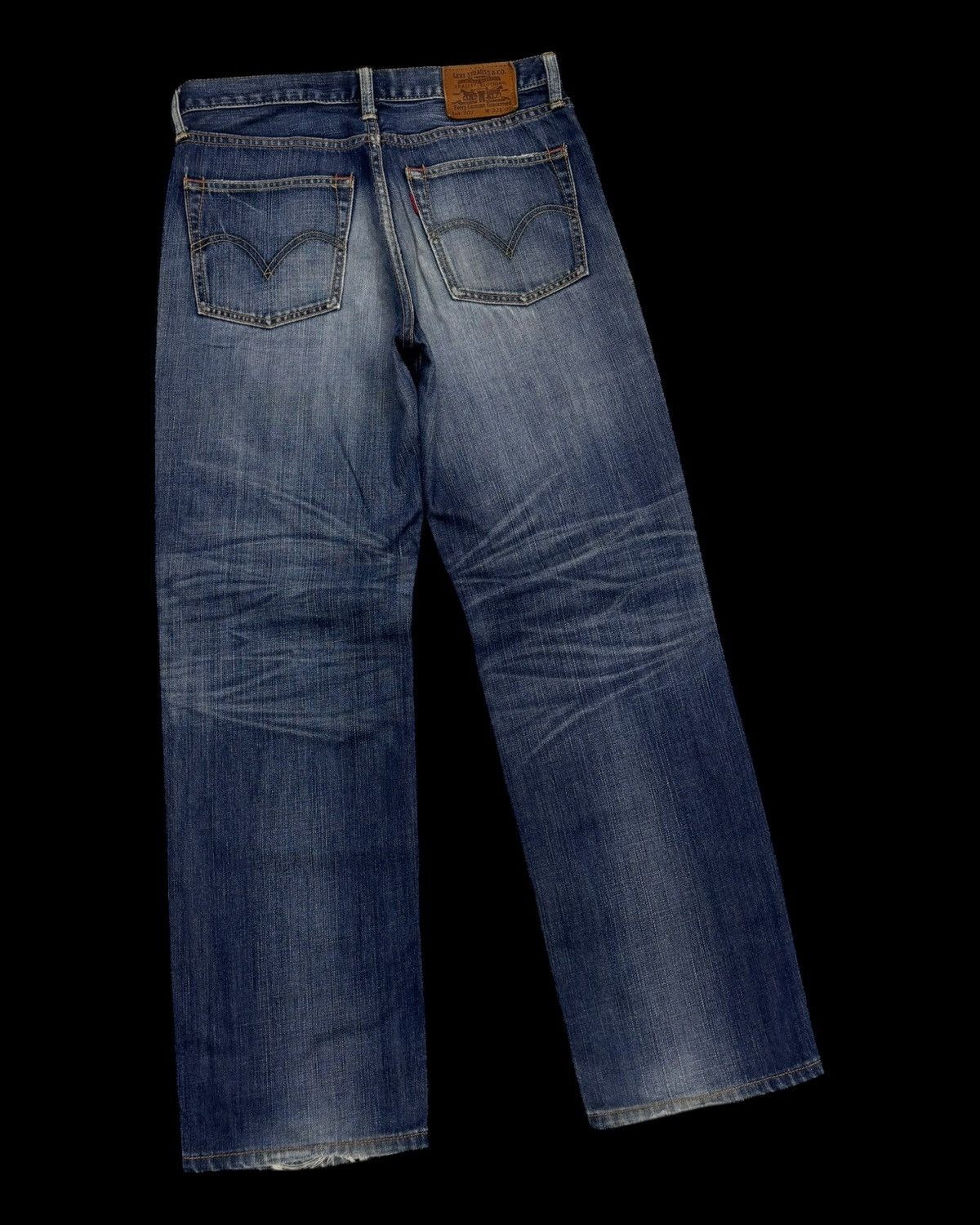 If Six Was Nine 🔥LEVIS 702 DISTRESS CLAWMARK DENIM JEANS Size US 31 - 4 Thumbnail