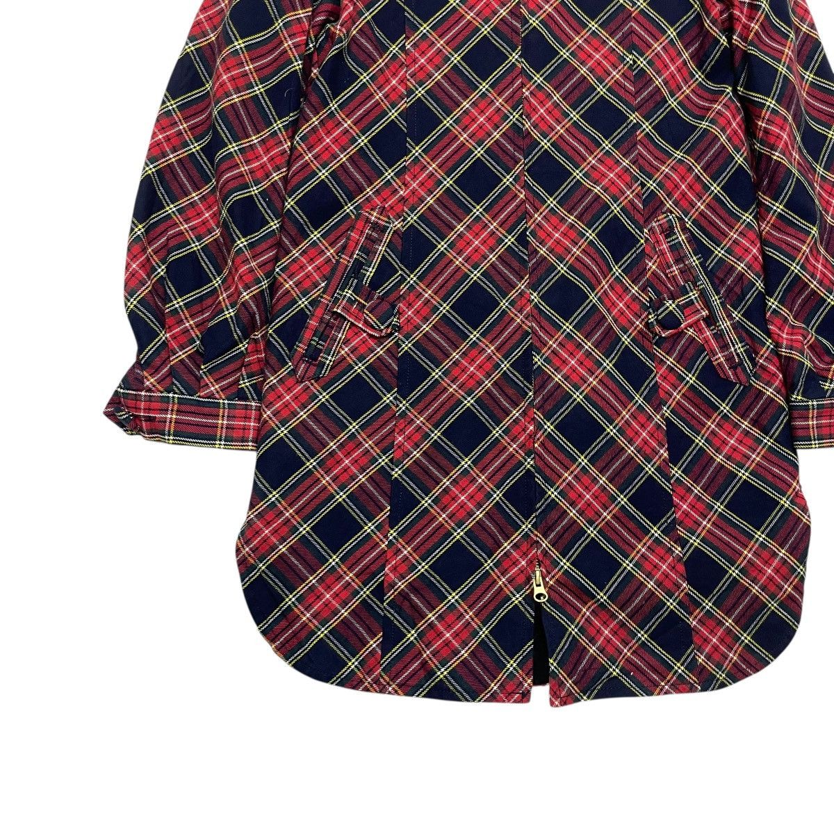 LIZ LISA 💥Vintage Free Phrase Red Tartan Hoodie Jacket Size M / US 6-8 / IT 42-44 - 6 Thumbnail