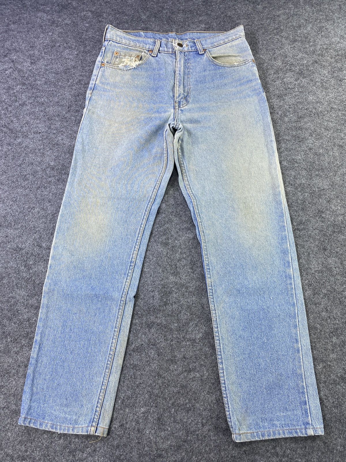 Jean × Levi's × Vintage VINTAGE LEVIS 606 BLUE WASH JEANS-J886 Size US 30 / EU 46 - 2 Thumbnail