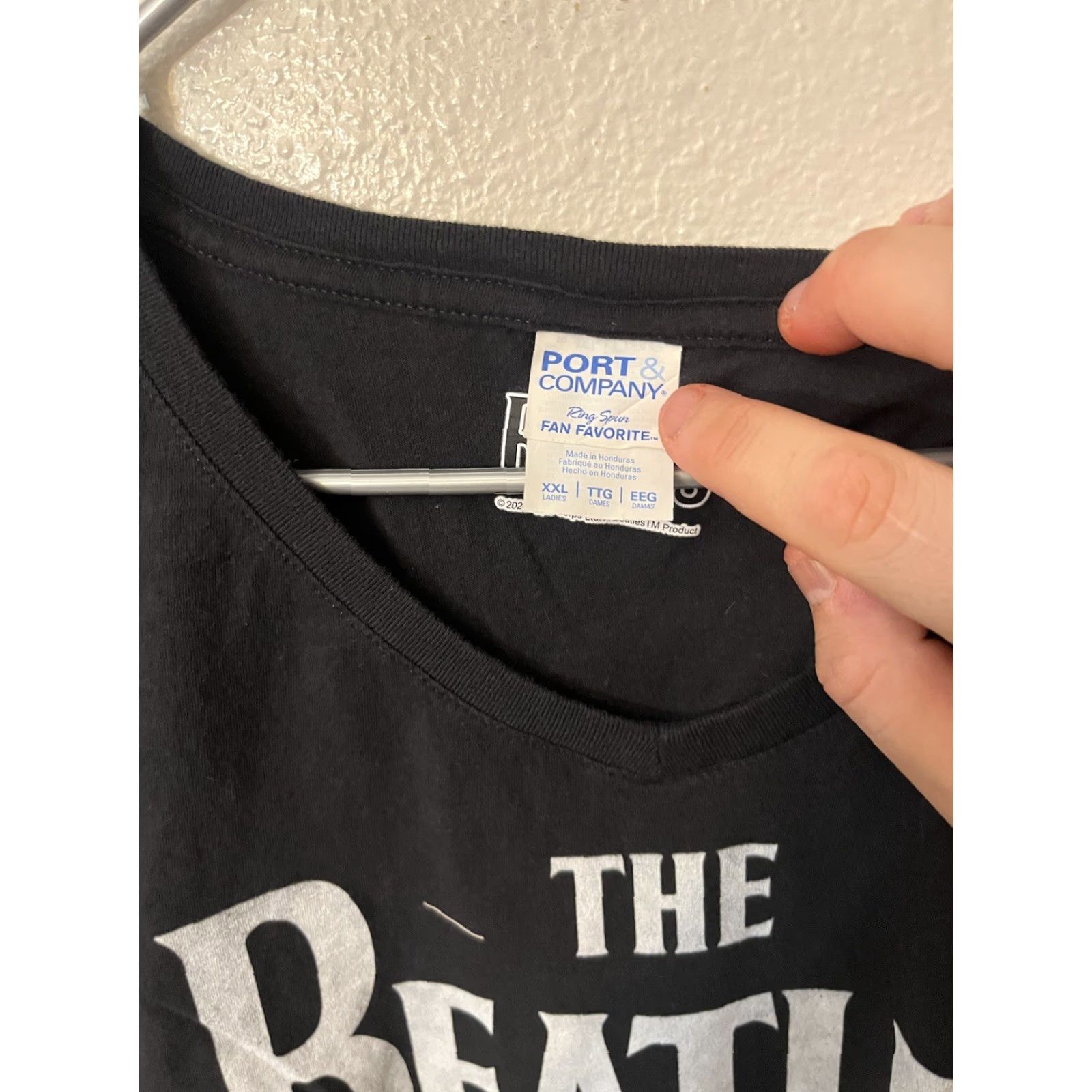 Vintage VINTAGE The Beatles Shirt Womens 2XL Black V-Neck Shirt/Top Size XXL / US 16-18 / IT 52-54 - 2 Thumbnail