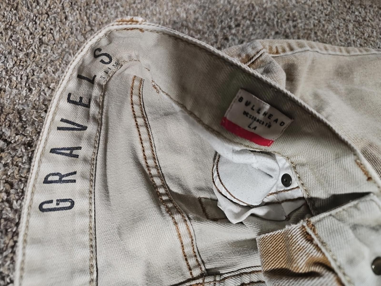 Bullhead Denim Co. Bullhead Gravels Slim Khaki Washed Jeans Approx 30x30 Size US 30 / EU 46 - 3 Thumbnail
