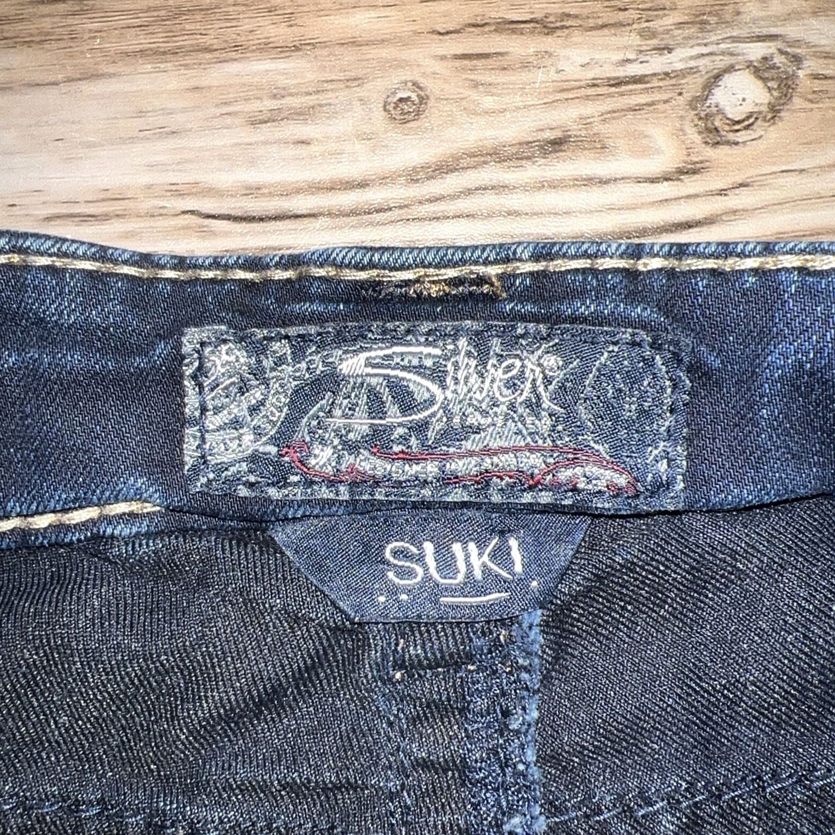 Silver Jeans Co. Silver Jeans Suki Super Stretch Skinny Womens Size 28x31 Size 28" / US 6 / IT 42 - 6 Thumbnail
