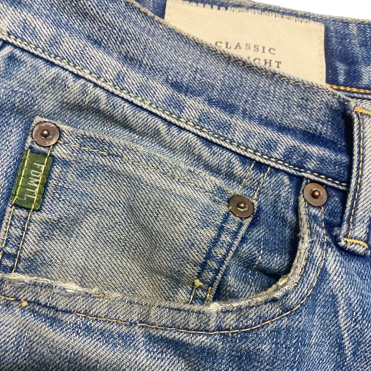 FDMTL FDMTL Denim Selvedge Jeans Distressed Size US 34 / EU 50 - 7 Thumbnail