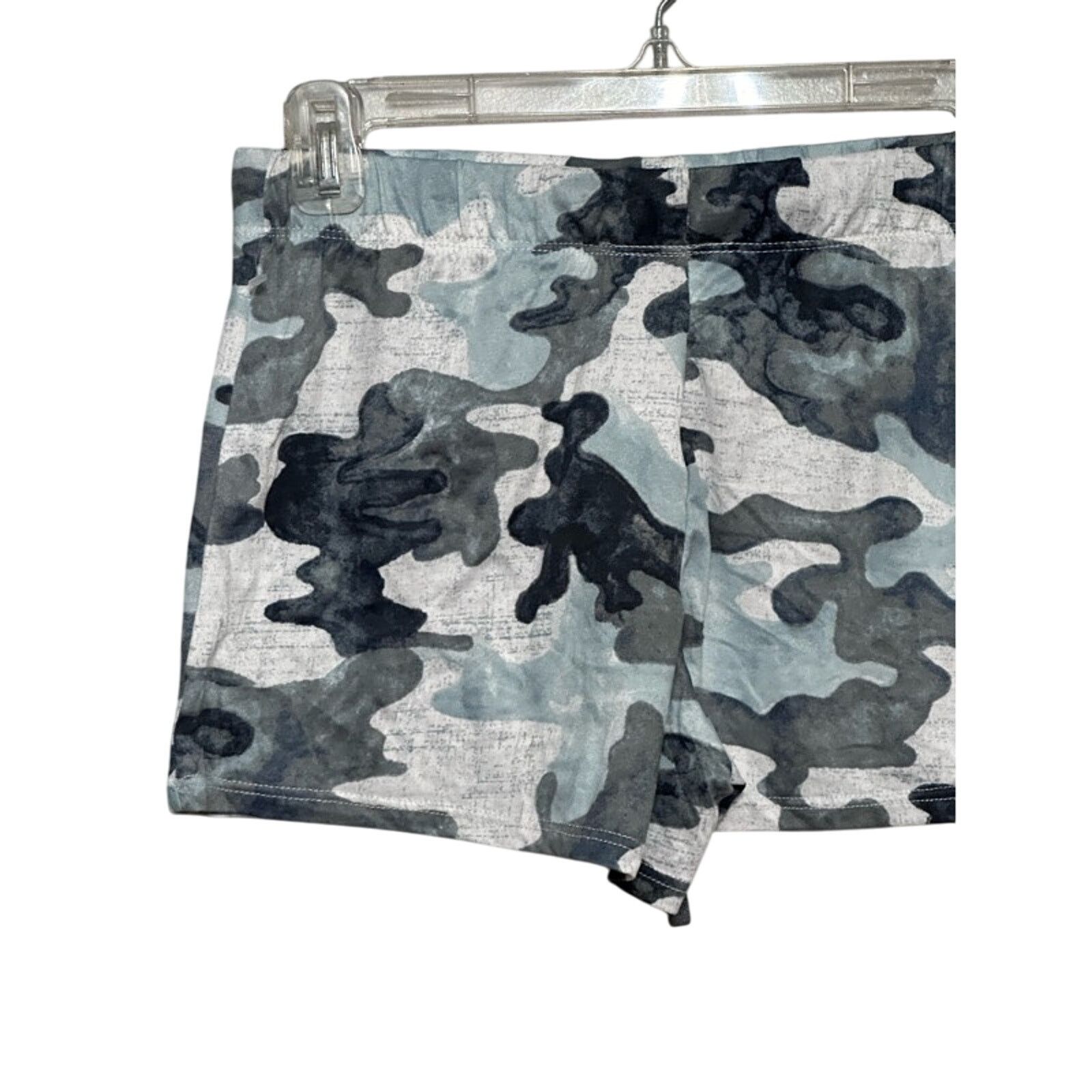 Other Lounge Sleep Shorts Camouflage Adjustable Drawstring Gray Size 29" - 5 Thumbnail