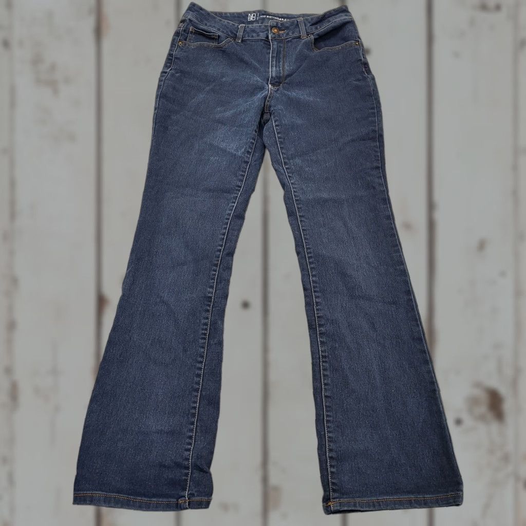 Vintage NOBO No Boundaries Bootcut Jeans Women's 11 Blue Dark Wash EUC Size 32" / US 10 / IT 46 - 1 Thumbnail