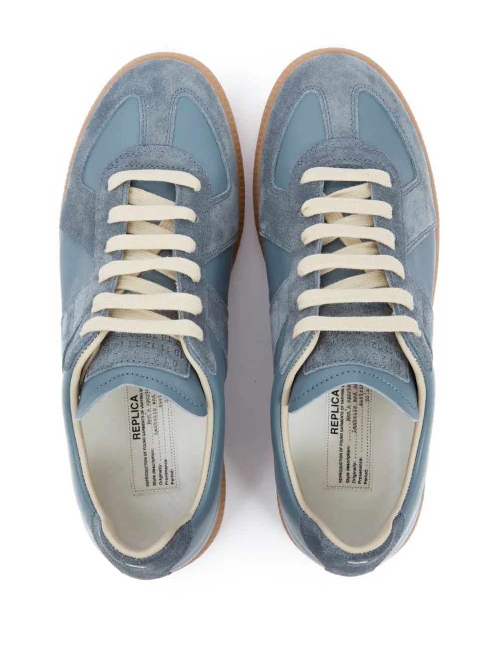Maison Margiela o1w1db10925 Replica Low-Top Sneakers in Blue Size US 7 / EU 40 - 4 Thumbnail