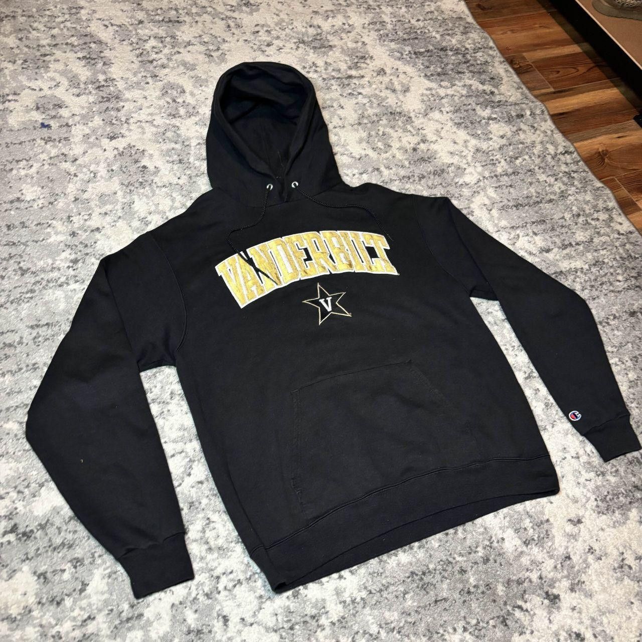 Champion Vintage Vanderbilt Commodores Spellout Hoodie Size US L / EU 52-54 / 3 - 7 Thumbnail