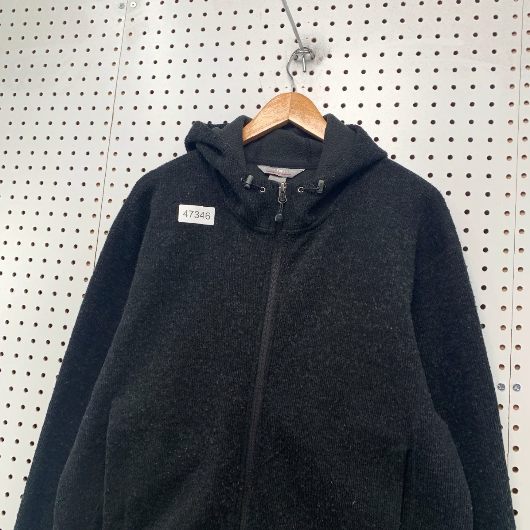 Outdoor Research Outdoor Research Wool Exit Jacket Mens Large Black Heavyweight Fleece Lined Size US L / EU 52-54 / 3 - 7 Thumbnail