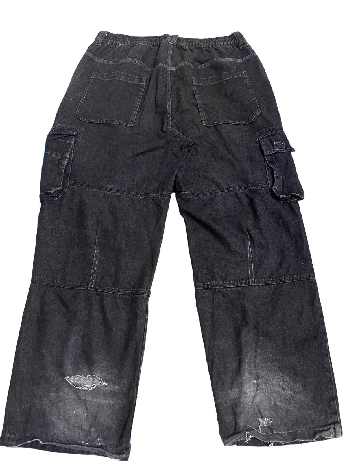 Beauty Beast × Japanese Brand × Vintage VTG Japanese Brand Workwear Baggy Cargo Skater Casual Pants Size US 35 - 7 Thumbnail