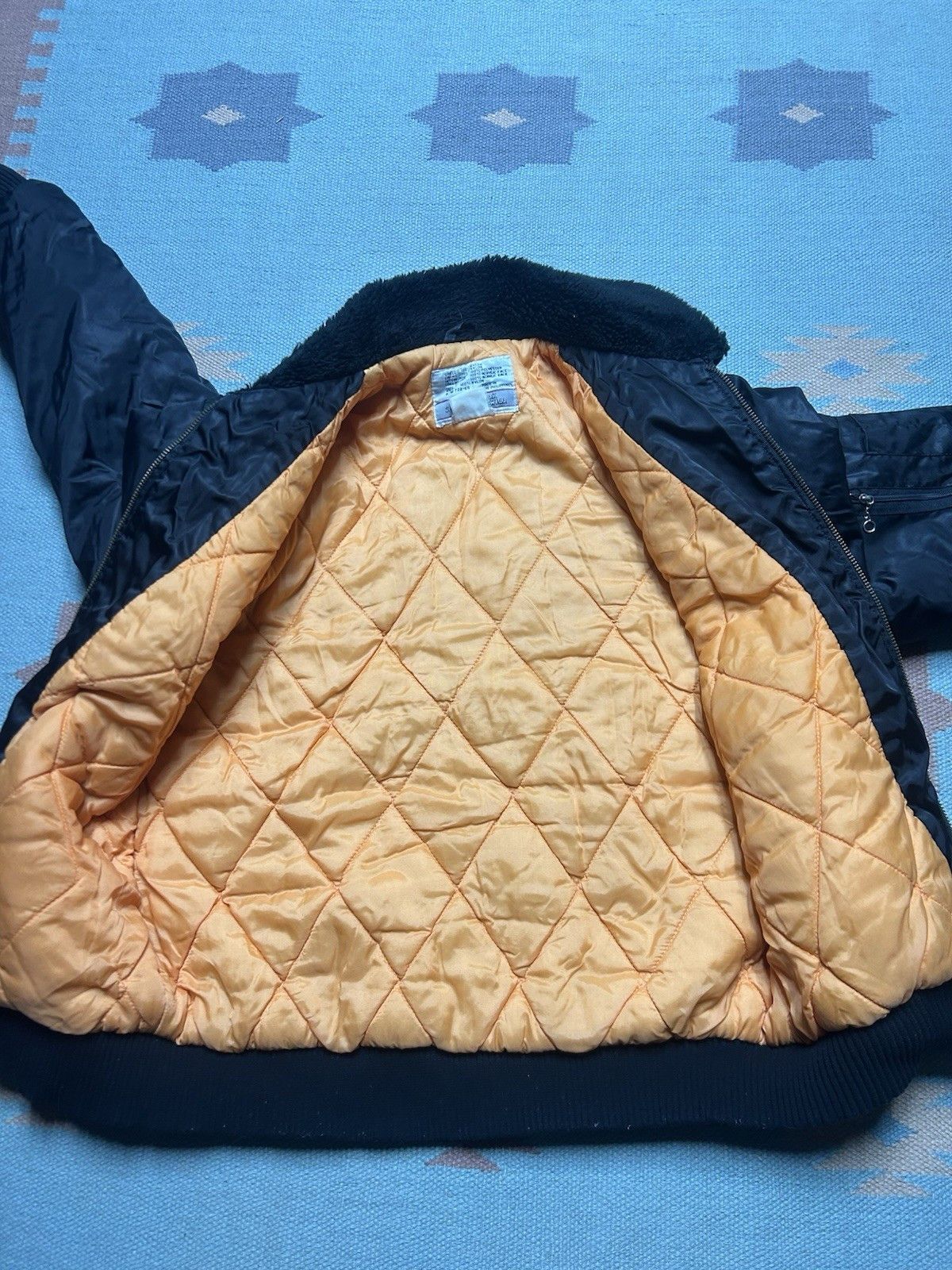 Vintage Vtg 70s Sears bomber jacket MA-1 style cropped military larg Size US L / EU 52-54 / 3 - 7 Thumbnail