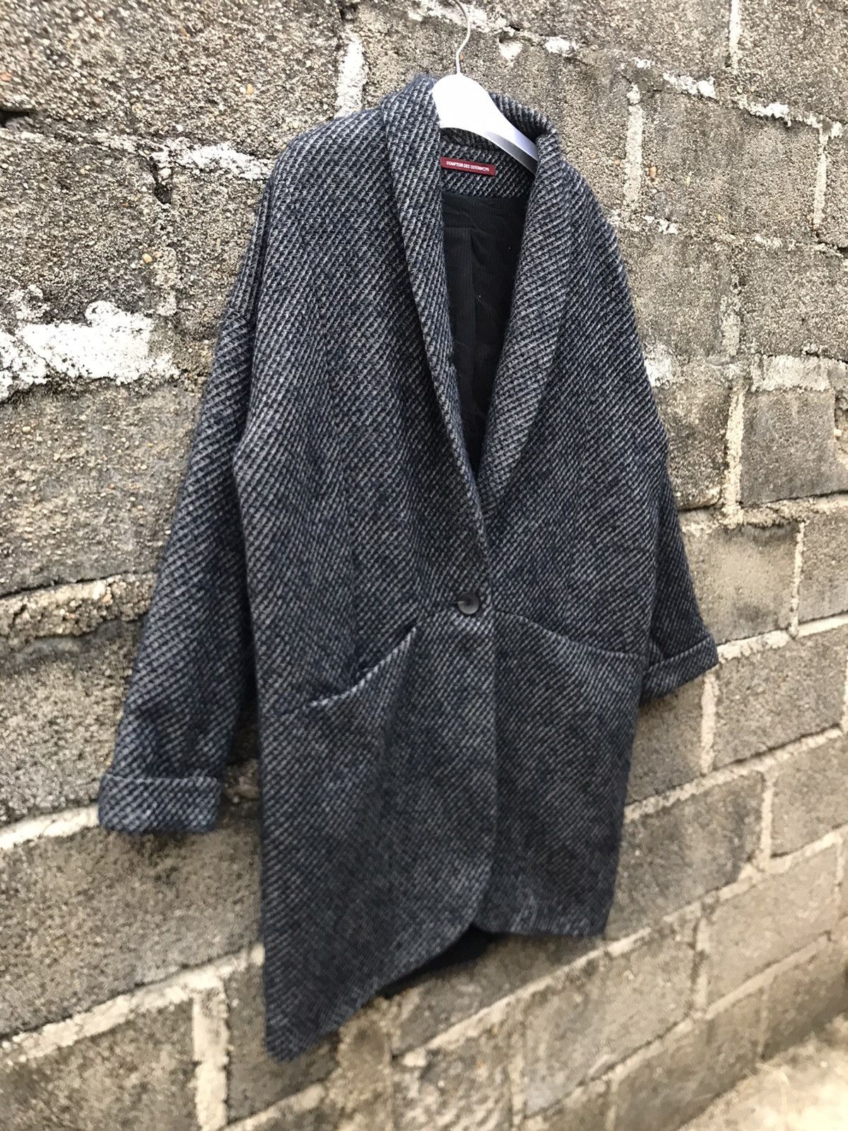 Vintage ⚡️Comptoir Des Cotonniers Wool Oversize Long Coat Size US M / EU 48-50 / 2 - 2 Thumbnail