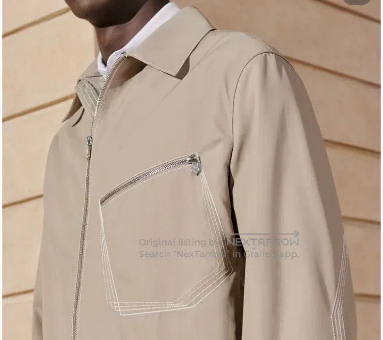 Hermes Hermes Men's stand-collar zip-up jacket Size US M / EU 48-50 / 2 - 7 Thumbnail