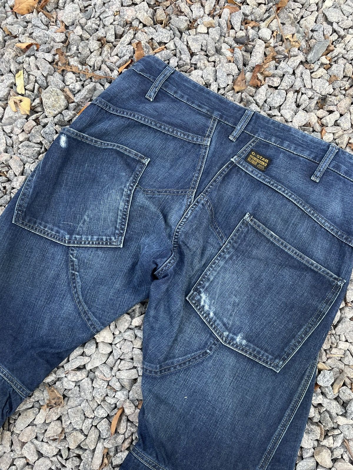 G-Star × Vintage G-Star Raw Vintage Avant Gard Jeans Y2K Rap Size US 32 / EU 48 - 7 Thumbnail