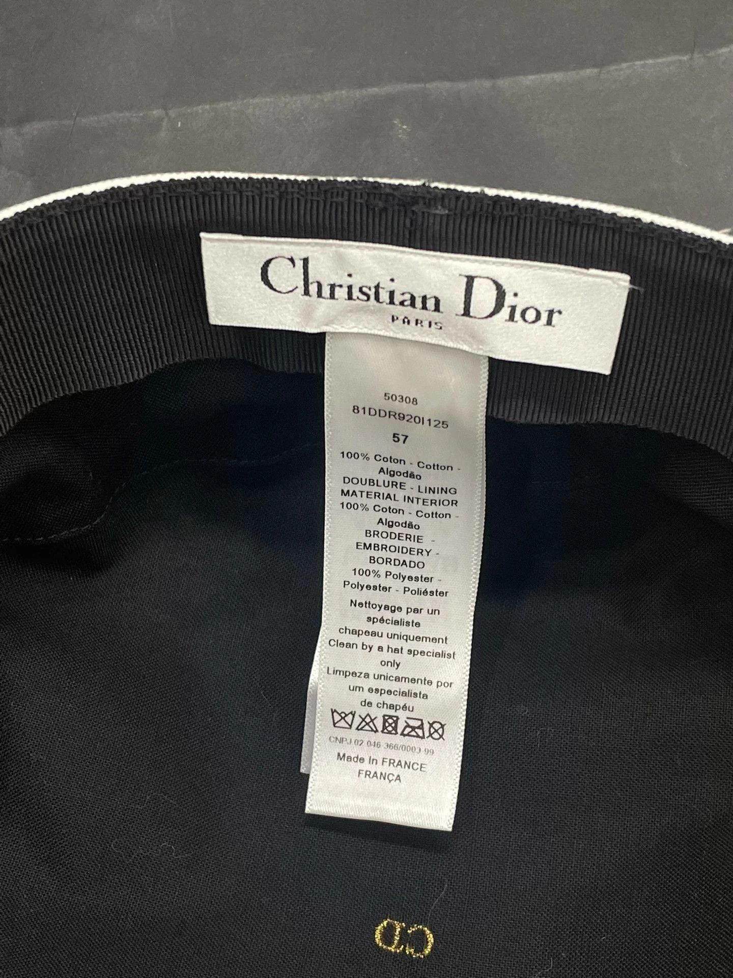 Dior Dior White Graffiti Newsboy Cap Size 57 Size ONE SIZE - 5 Thumbnail