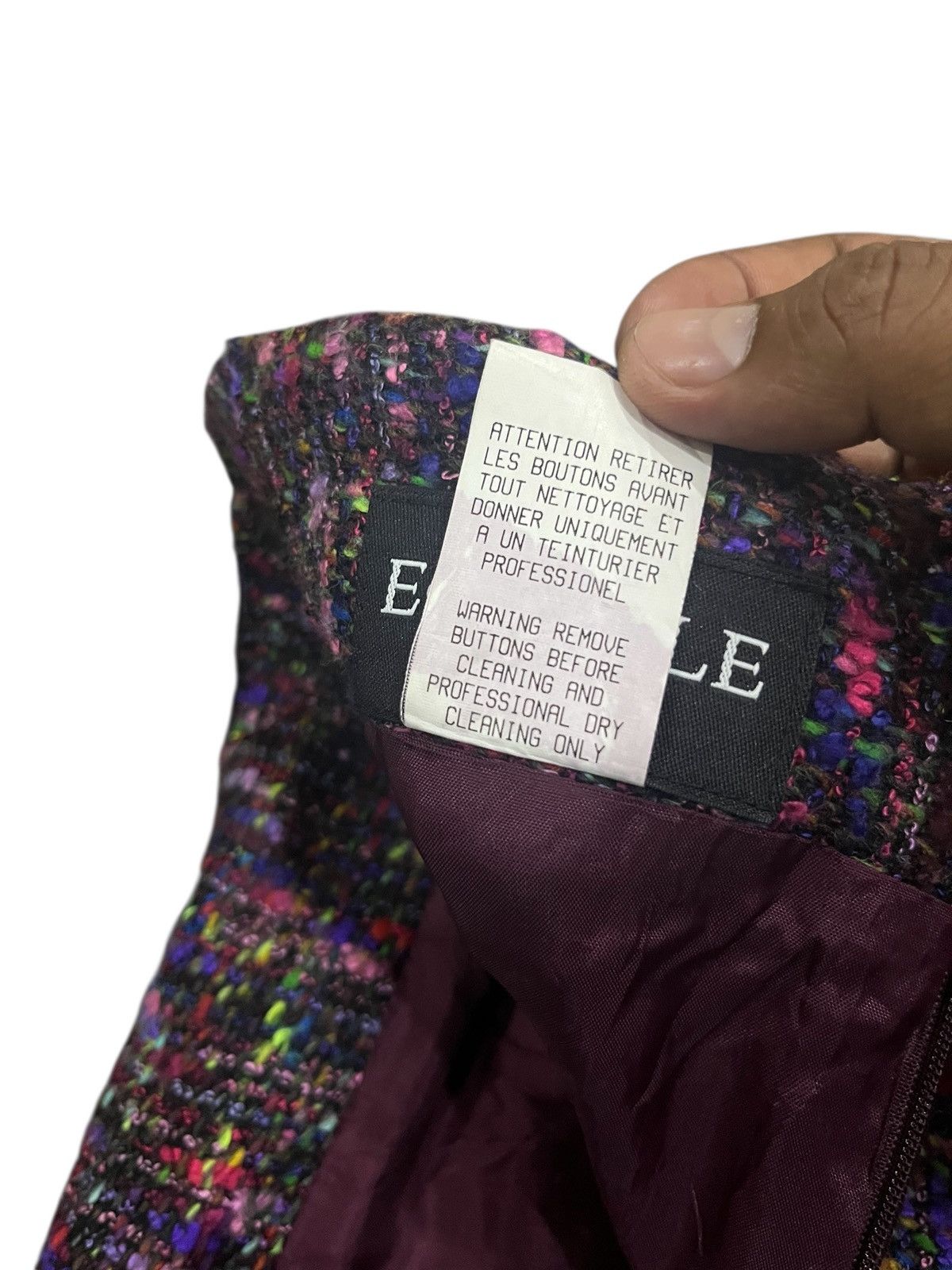 Designer ECAILLE PARIS SKIRT Size 28" / US 6 / IT 42 - 6 Thumbnail