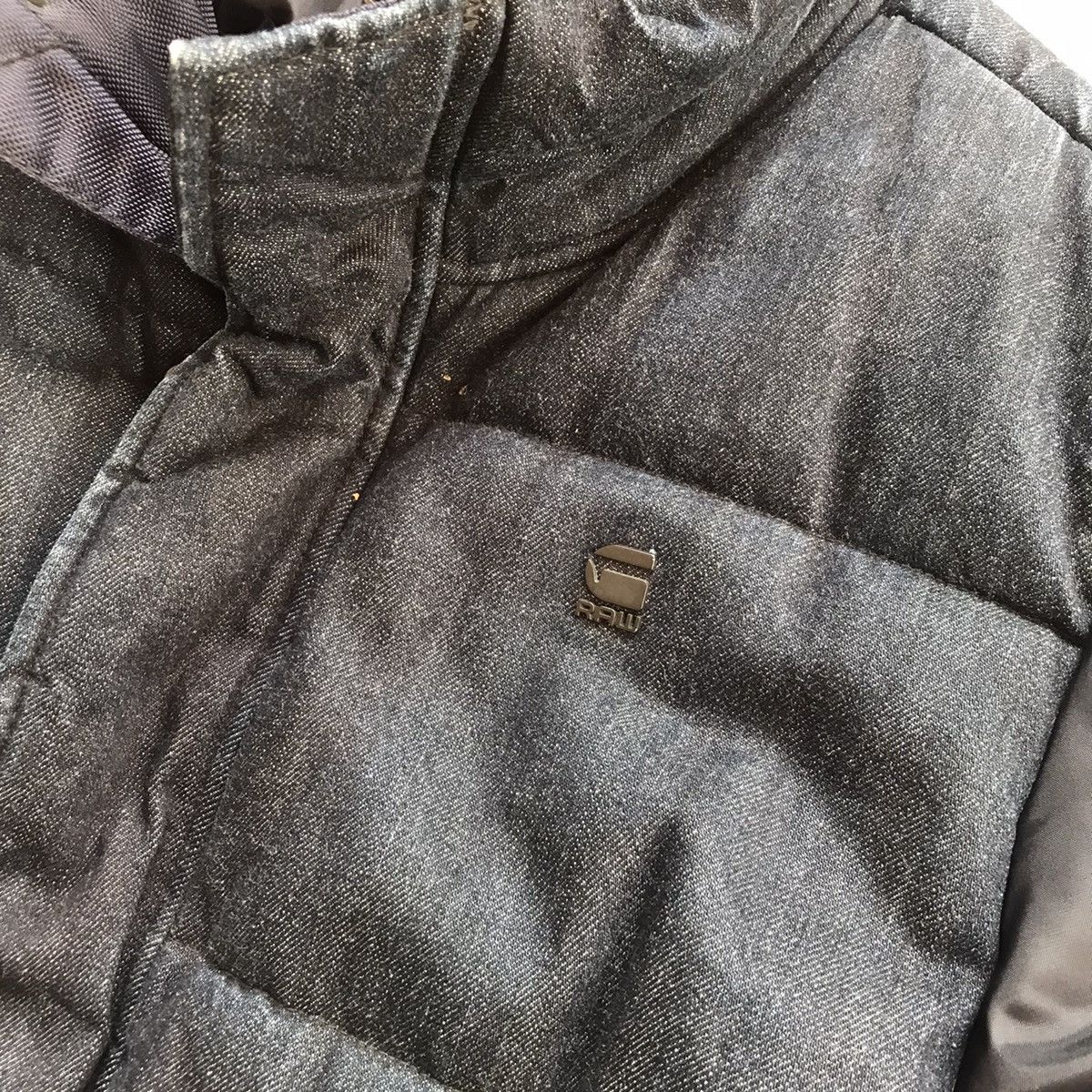 Vintage Vintage 90s G-Star Raw Quilted Puffer Jacket Streetwear XL Size US XL / EU 56 / 4 - 4 Thumbnail