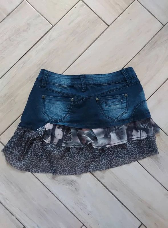 Vintage Vintage mini skirt 27 Size 27" / US 4 / IT 40 - 3 Thumbnail