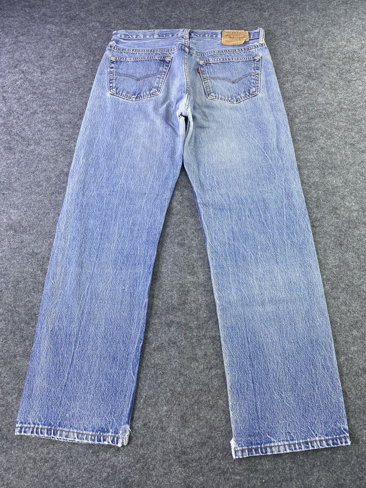 Jean × Levi's × Vintage Vintage Levis 501 Jeans Blue Wash - J918 Size US 33 - 4 Thumbnail