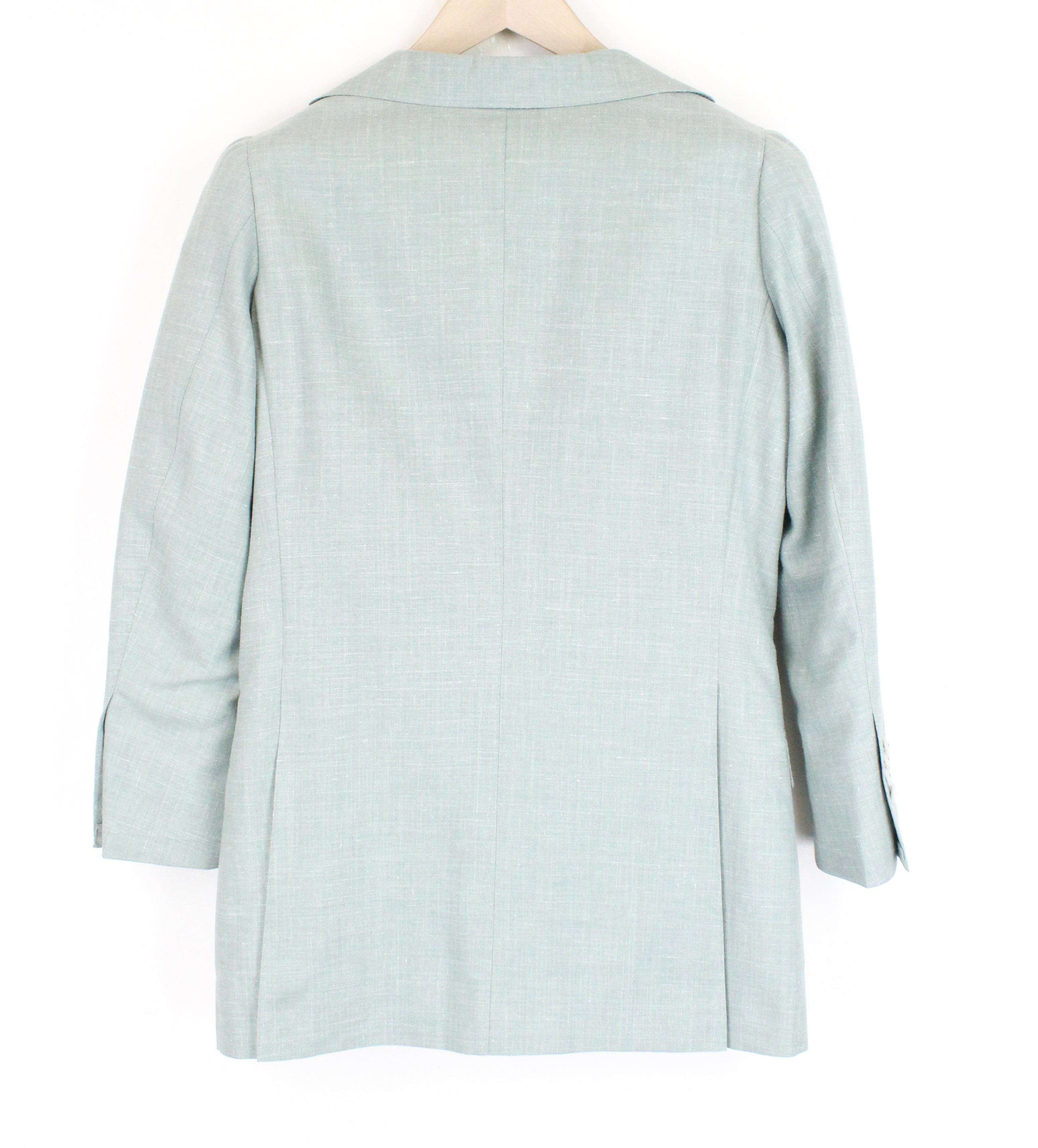 Suitsupply LA SPALLA UK32R Green Wool Silk Linen Blazer 67514 Size 34S - 2 Thumbnail