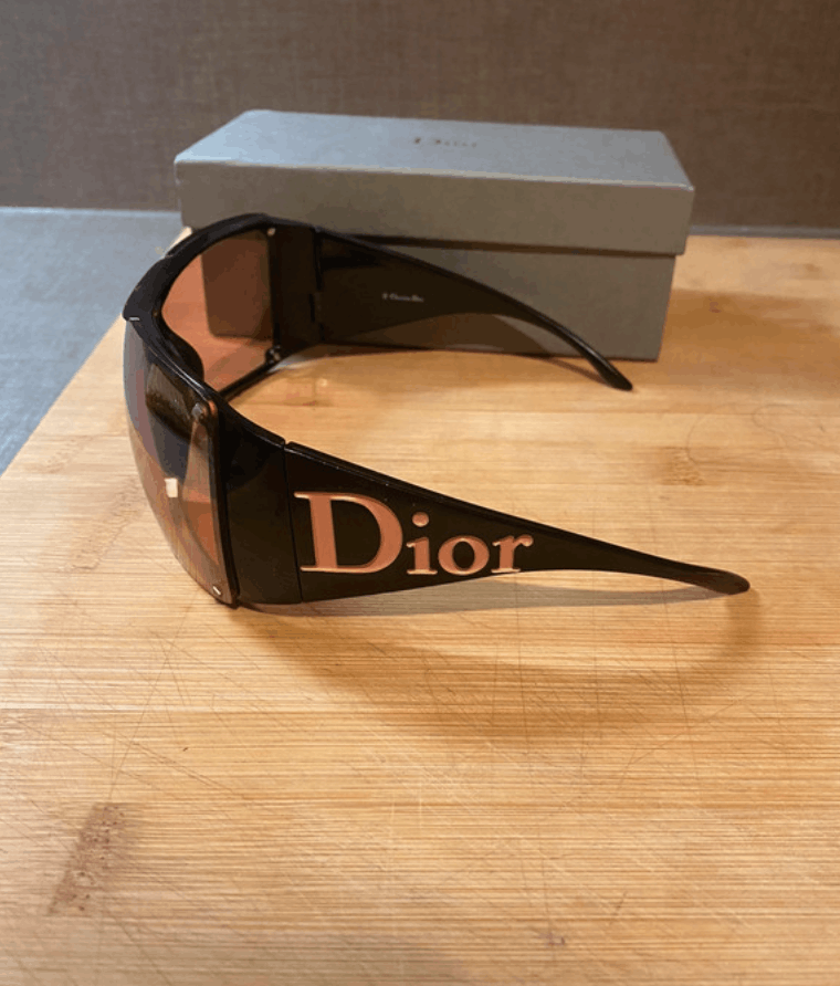 Christian Dior Monsieur DIOR Sunglasses Overshine Rimless Mask Pop Bike Shield RI935 Size ONE SIZE - 1 Thumbnail
