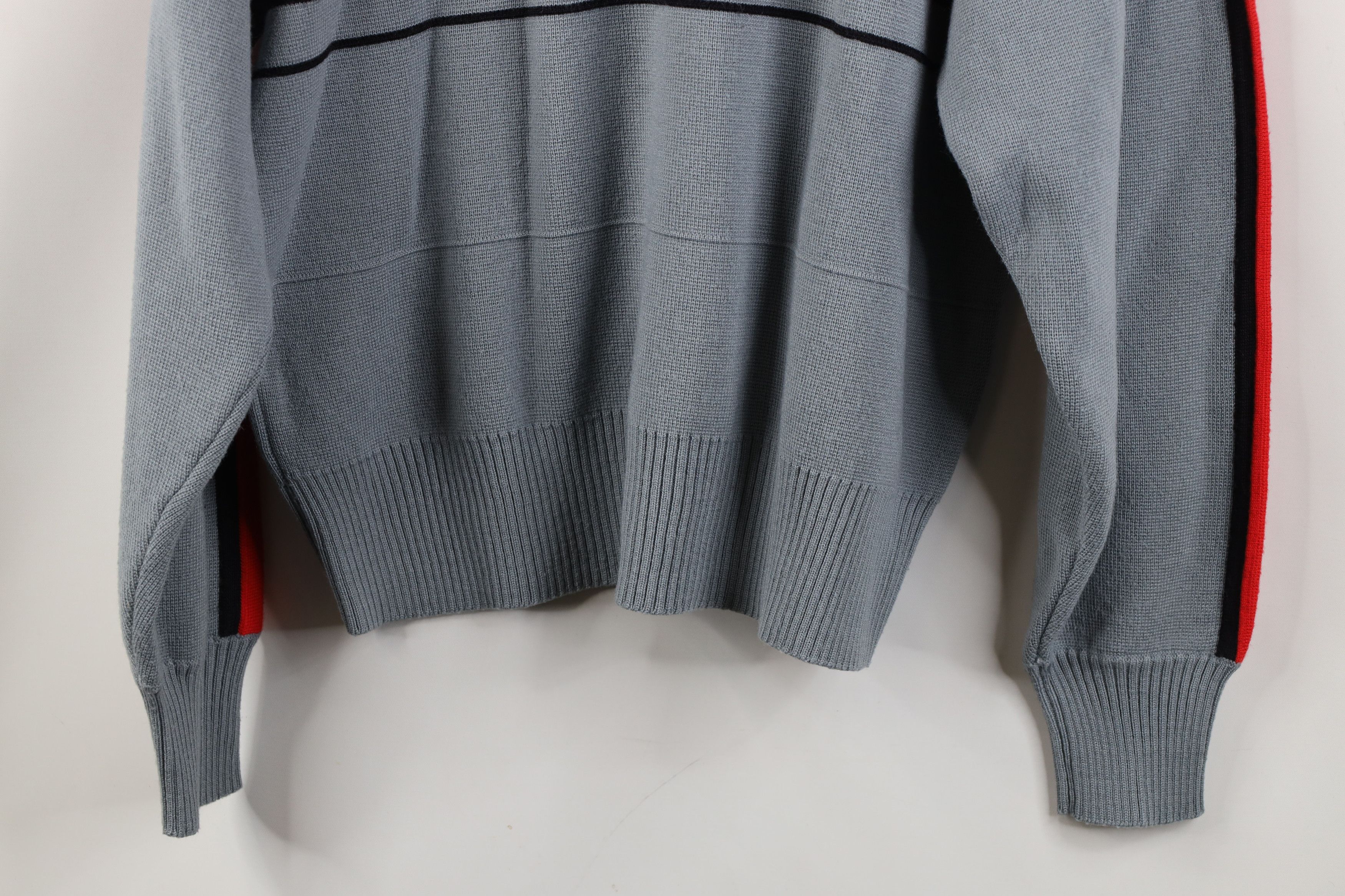 Vintage Vintage 90s Streetwear Blend Knit Striped Crewneck Sweater Size US M / EU 48-50 / 2 - 10 Thumbnail