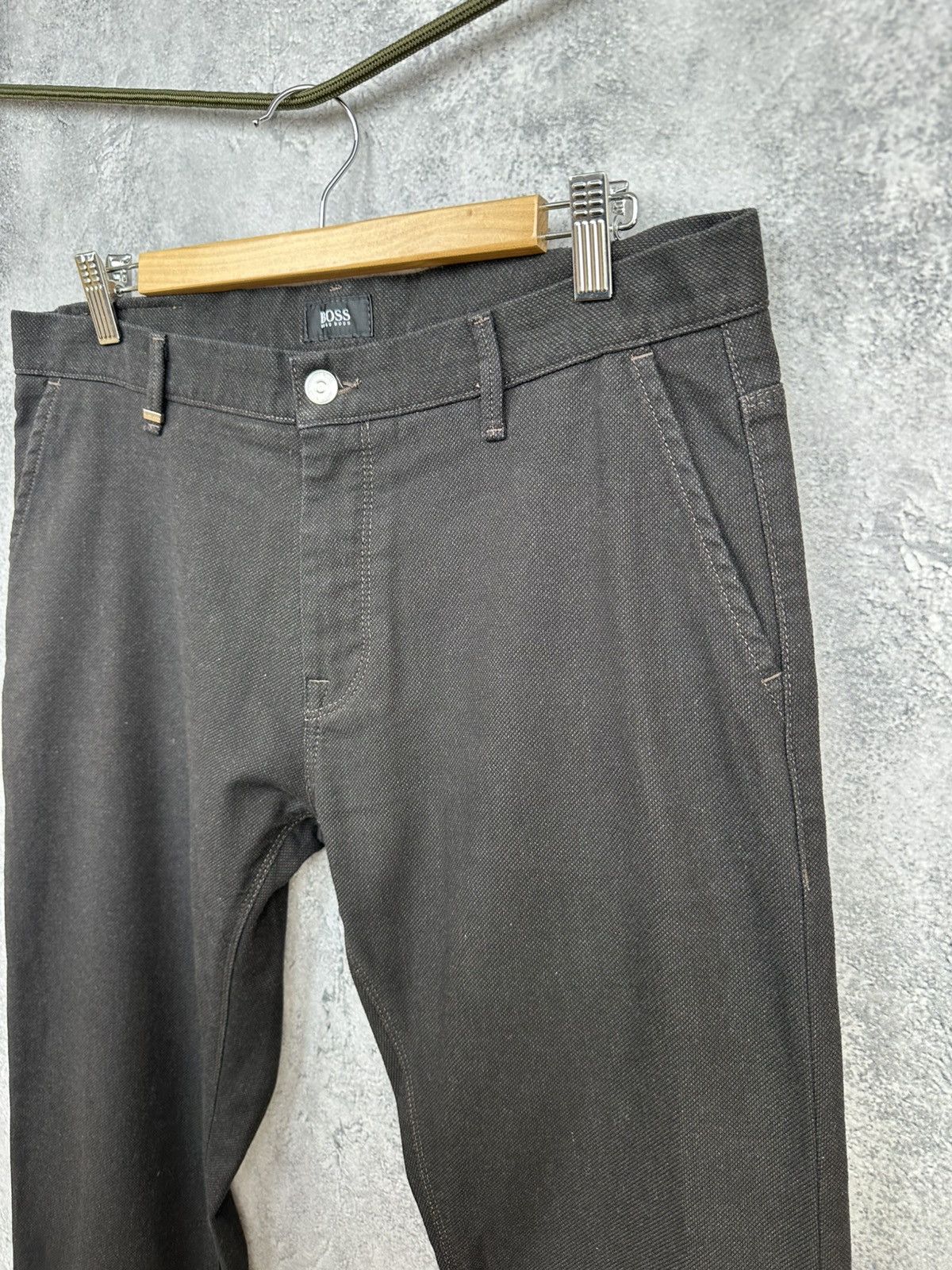 Hugo Boss Hugo Boss Maine Chino 20 Pants Brown Stretch Casual Trousers Size US 34 / EU 50 - 5 Thumbnail