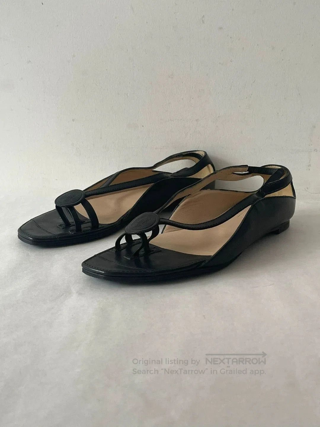 Jean Paul Gaultier Jean Paul GAULTIER Leather Flat Shoes. Size US 6 / IT 36 - 3 Thumbnail