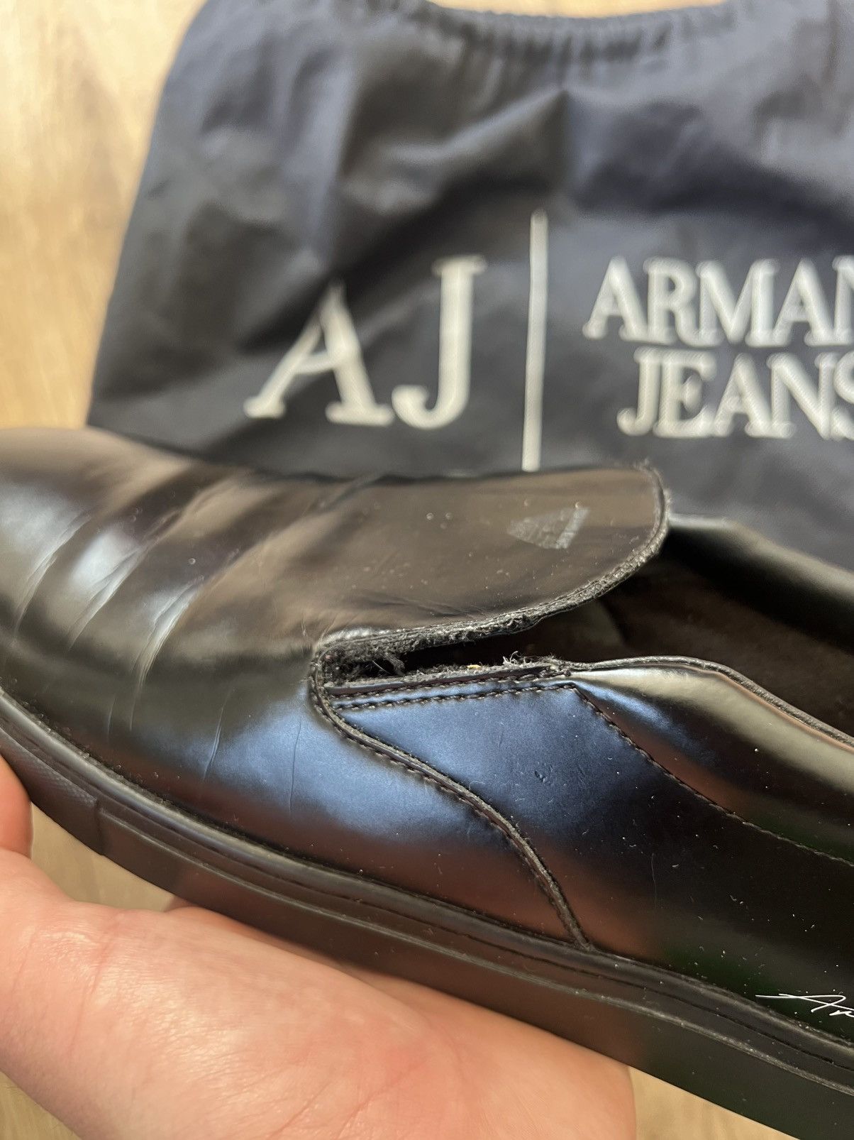 Armani Armani jeans slip ones Size US 8.5 / EU 41-42 - 2 Thumbnail