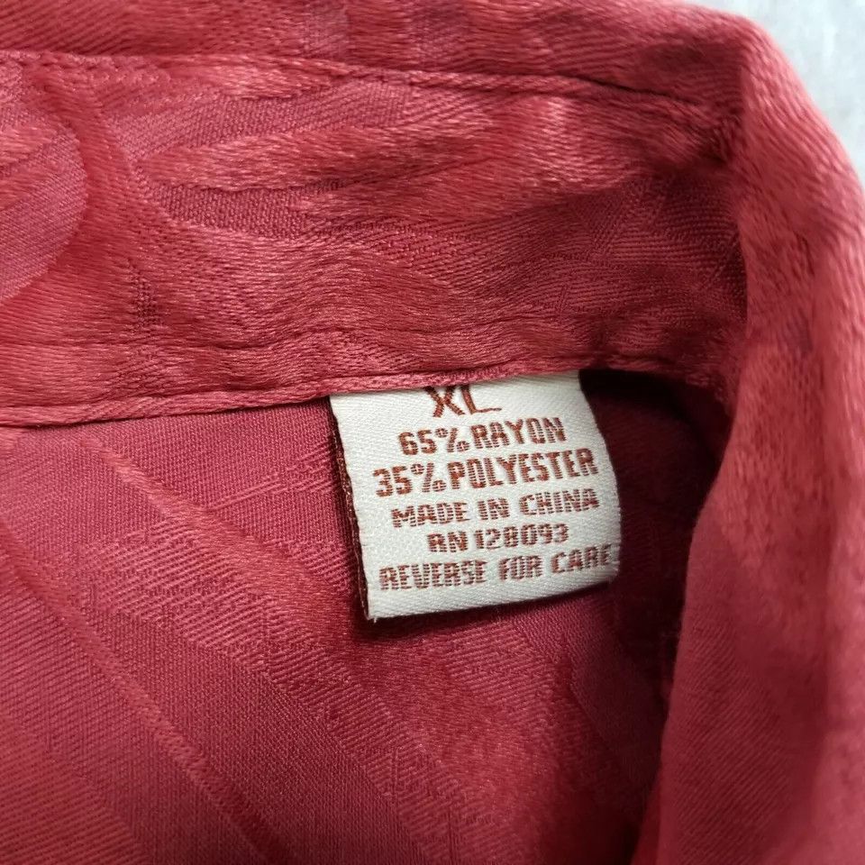 Paradise Paradise Blue Hawaiian Shirt Mens XL Red Button Up Size US XL / EU 56 / 4 - 8 Thumbnail
