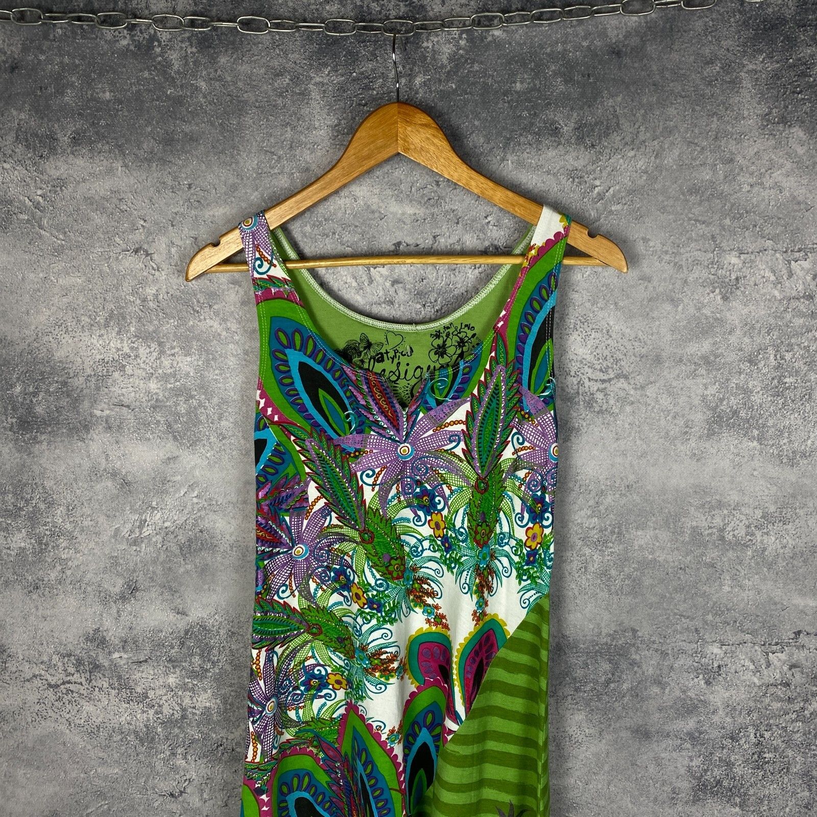 Desigual Desigual Dress Women's Size S Sleeveless Multicolor ` Size S / US 4 / IT 40 - 2 Thumbnail