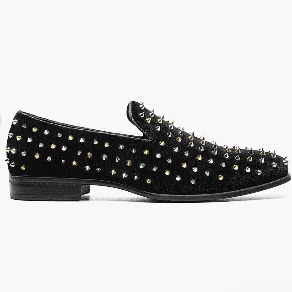 Stacy Adams Stacy Adams Mens Sabert Spike & Stud Square Toe Slip-On Shoe Size US 9.5 / EU 42-43 - 9 Thumbnail