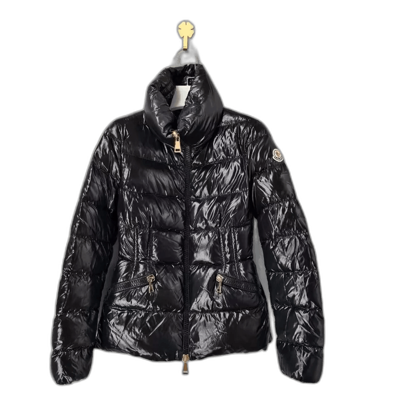 Moncler Moncler Daphne Black Logo Down Jacket-yf Size US XS / EU 42 / 0 - 1 Thumbnail