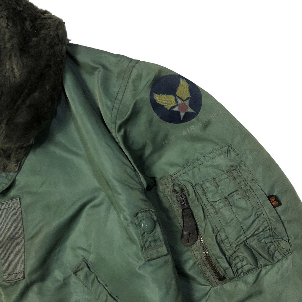Alpha Industries Alpha Industries B-15D U.S Air Force Flight Bomber Jacket Size US S / EU 44-46 / 1 - 4 Thumbnail