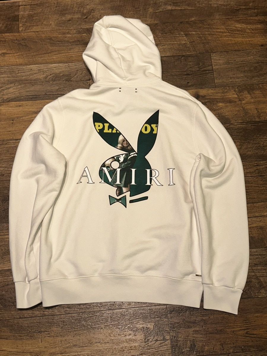 Amiri AMIRI Playboy Logo Hoodie XXL Size US XXL / EU 58 / 5 - 2 Thumbnail
