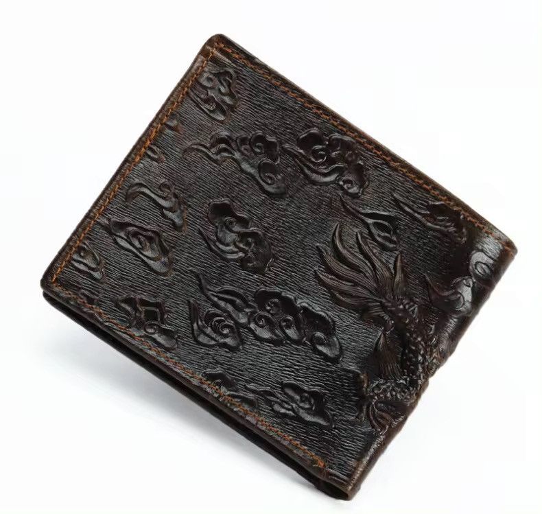 Other Gothic Genuine Leather Punk Wallet Card Holder Size ONE SIZE - 2 Thumbnail