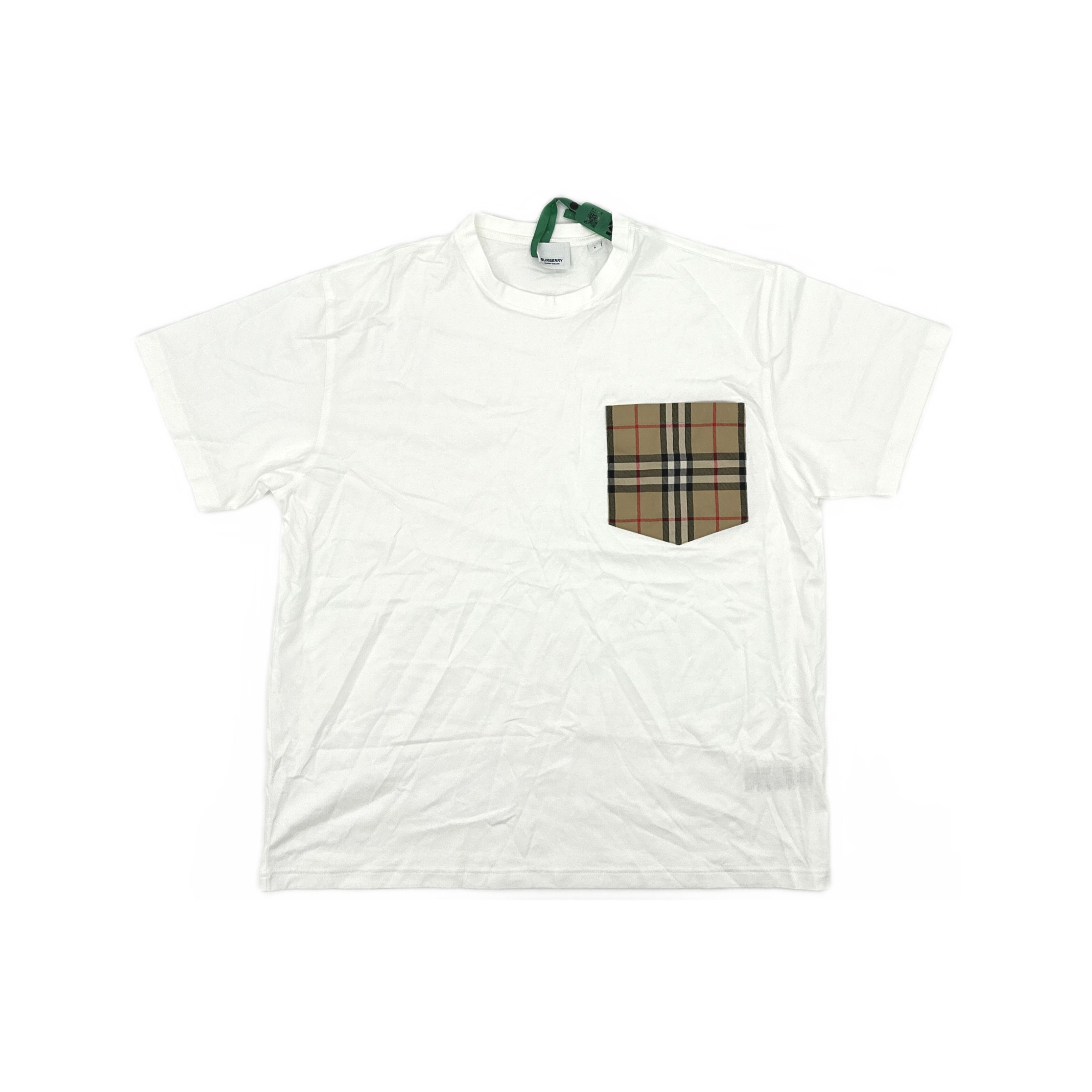 Burberry Burberry Check Pocket T-Shirt Size L Size L / US 10 / IT 46 - 1 Thumbnail