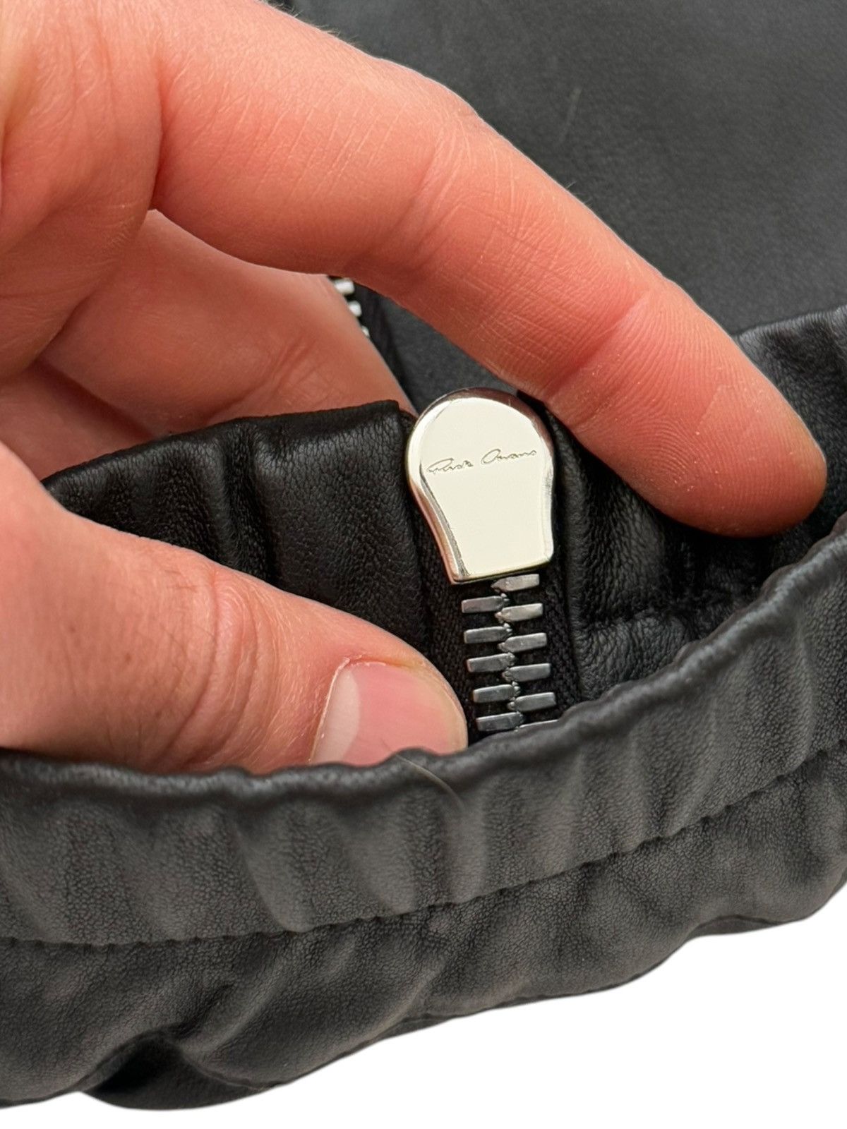 Rick Owens 2023 Luxor Strobe Lambskin Cargo Pants Size US 30 / EU 46 - 9 Thumbnail