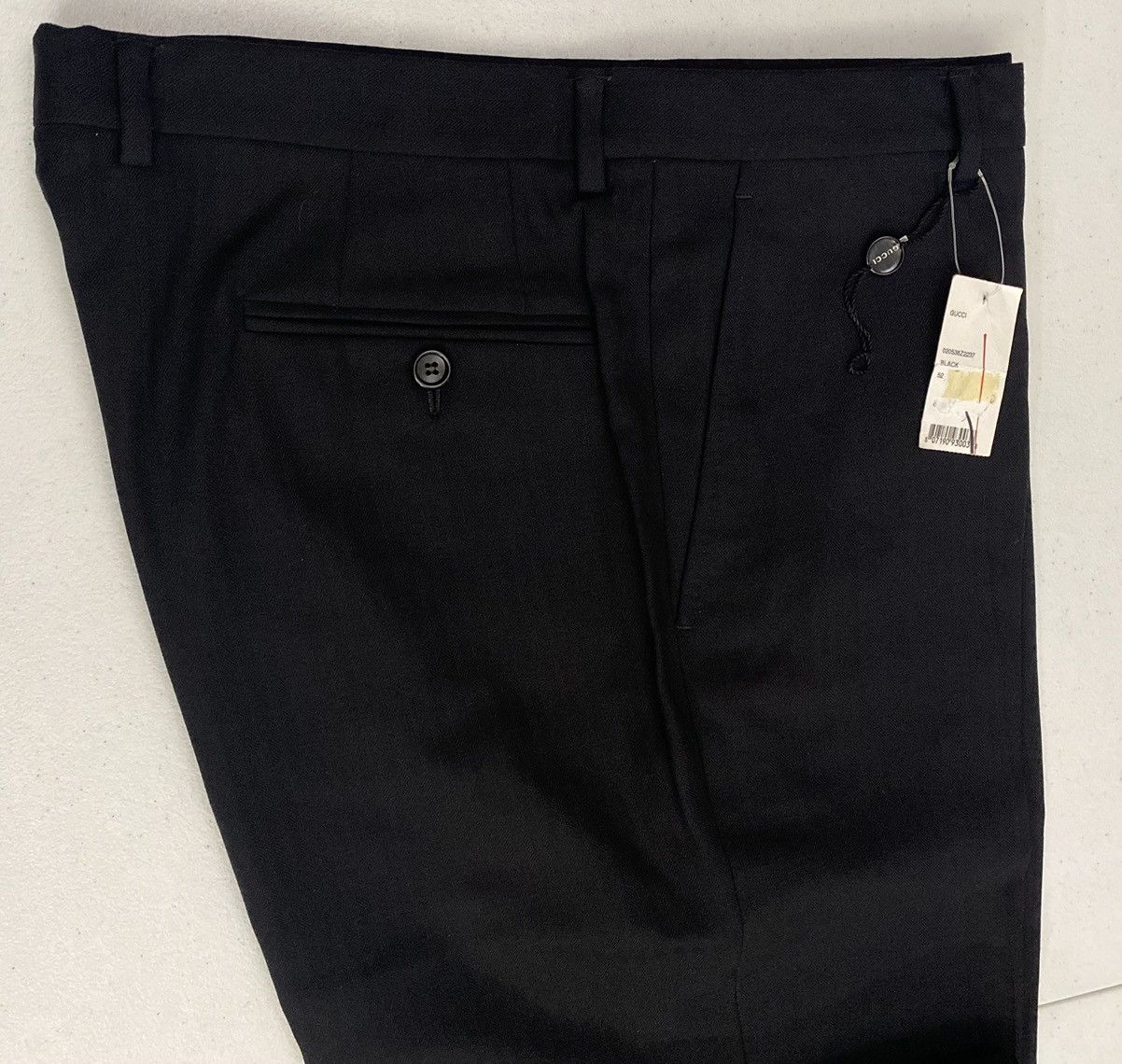 Gucci Gucci 🇮🇹 x Tom Ford Black Chevron Striped Dress Slacks 52 NEW Size US 36 / EU 52 - 16 Thumbnail