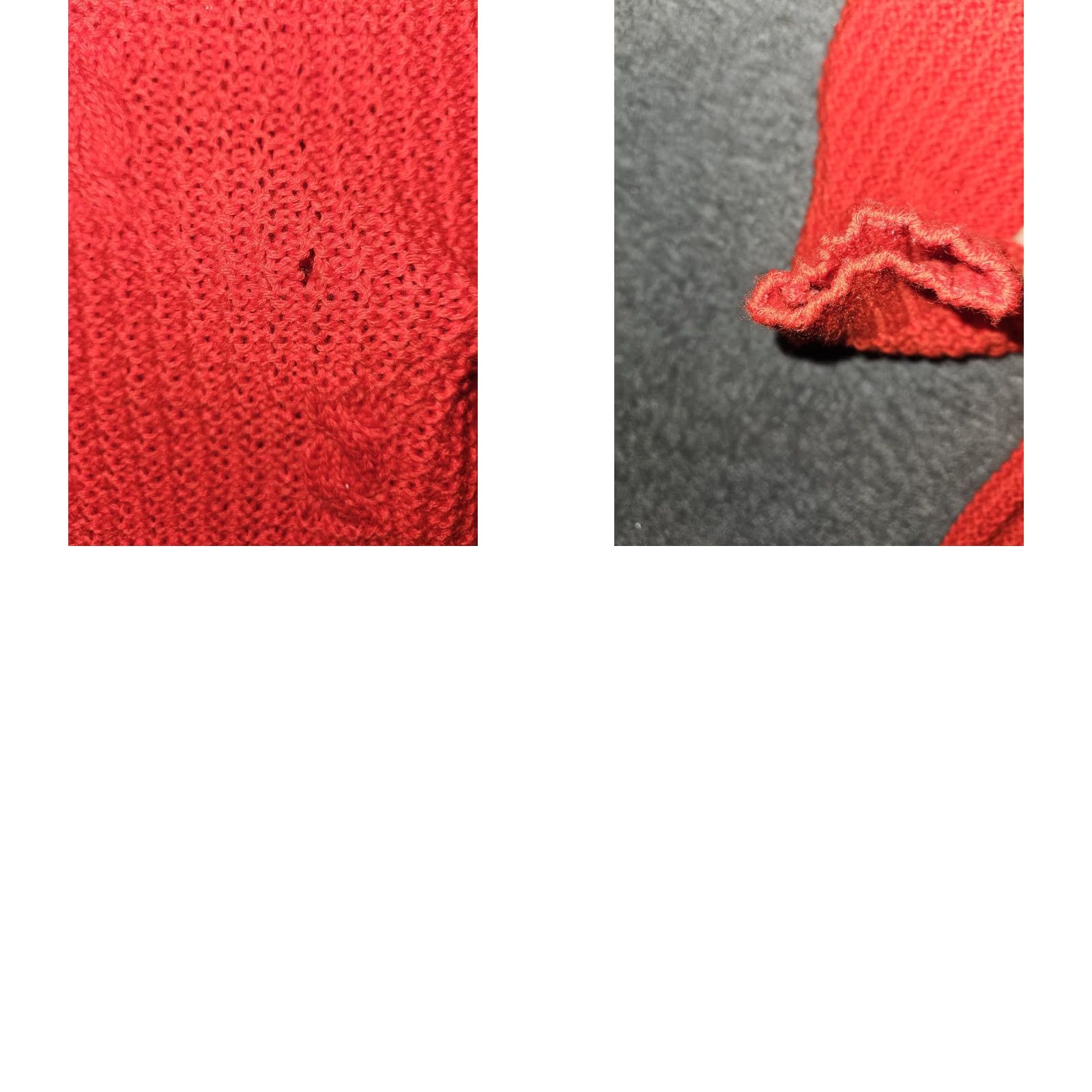 Pendleton VINTAGE Pendleton Sweater Women's M Red Wool Mock Neck Cable Knit USA Size M / US 6-8 / IT 42-44 - 8 Thumbnail