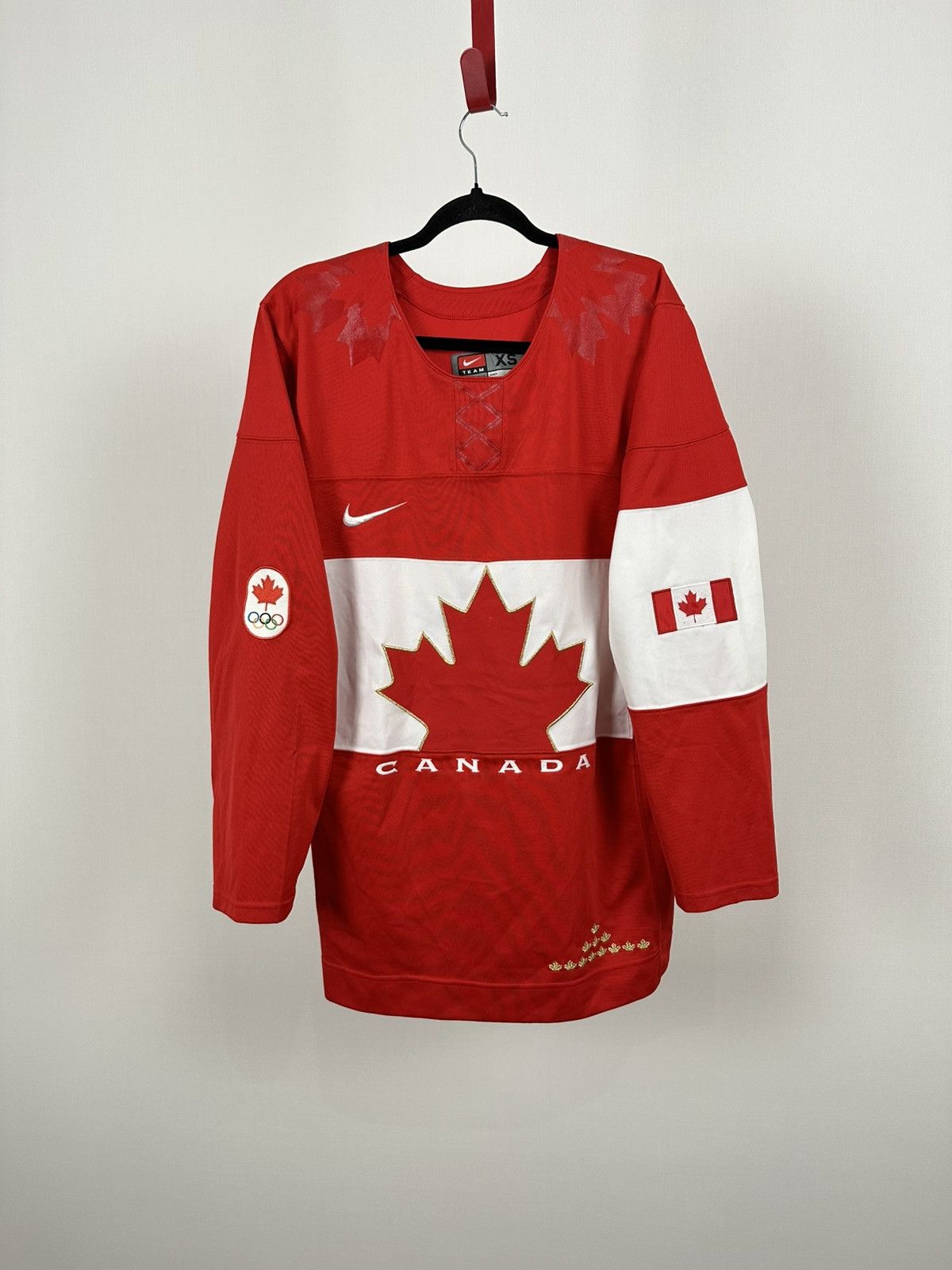 Nike Nike Team Canada 2014 Sochi Olympics Hockey Jersey Red XS Size US XS / EU 42 / 0 - 5 Thumbnail