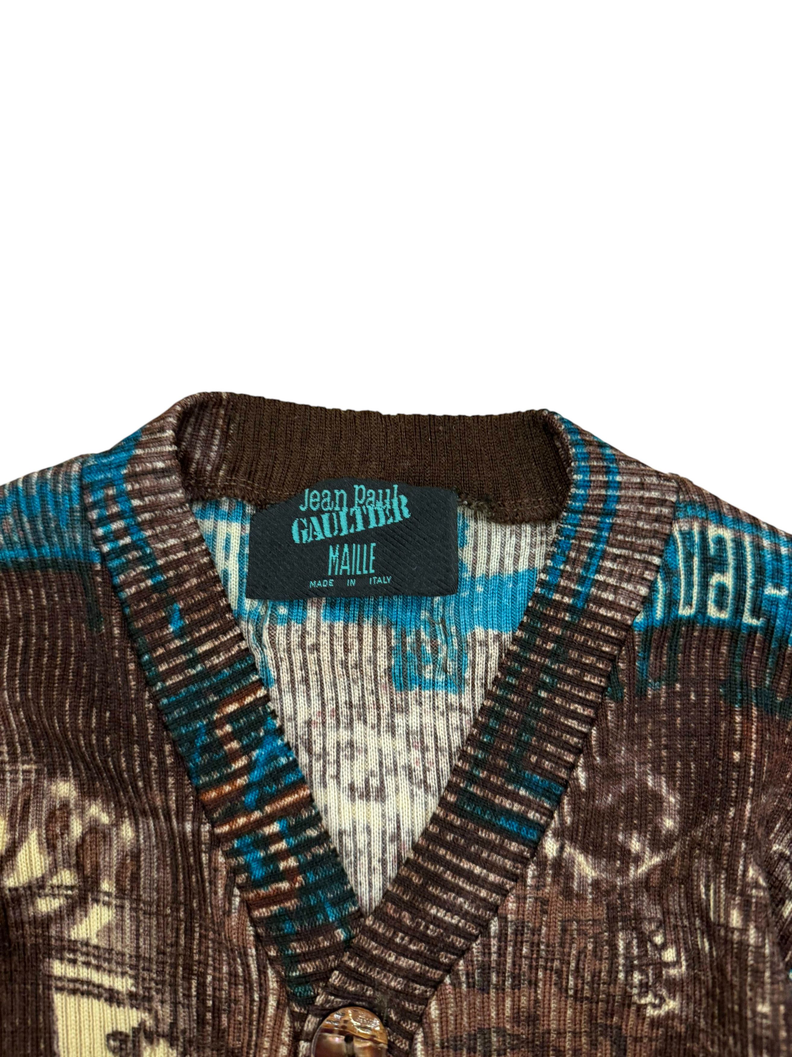 Jean Paul Gaultier CYBER INFERNO CARDIGAN Size S / US 4 / IT 40 - 4 Thumbnail